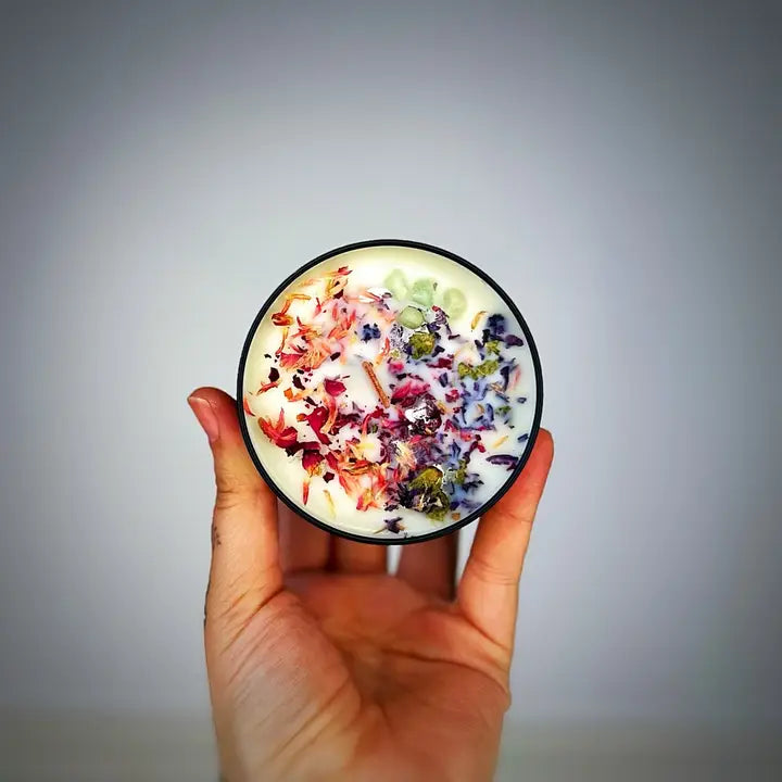 crystal candle aura