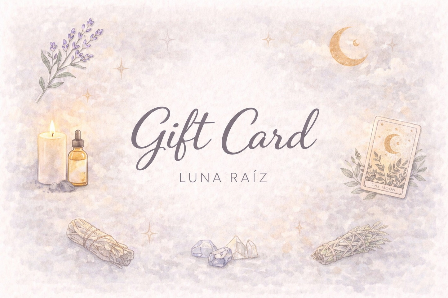 luna raíz gift card