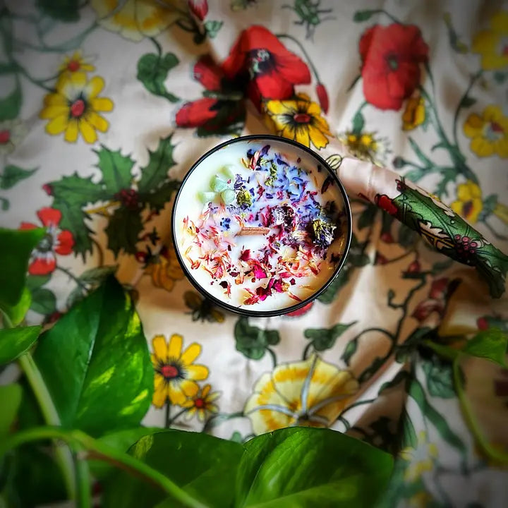 crystal candle aura