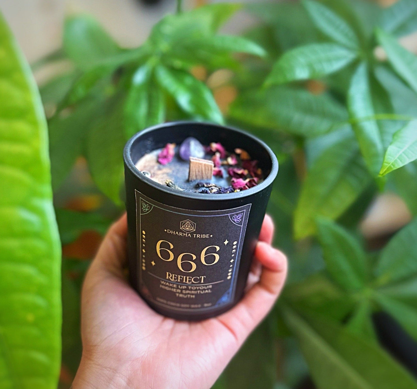 Numerology candle 666