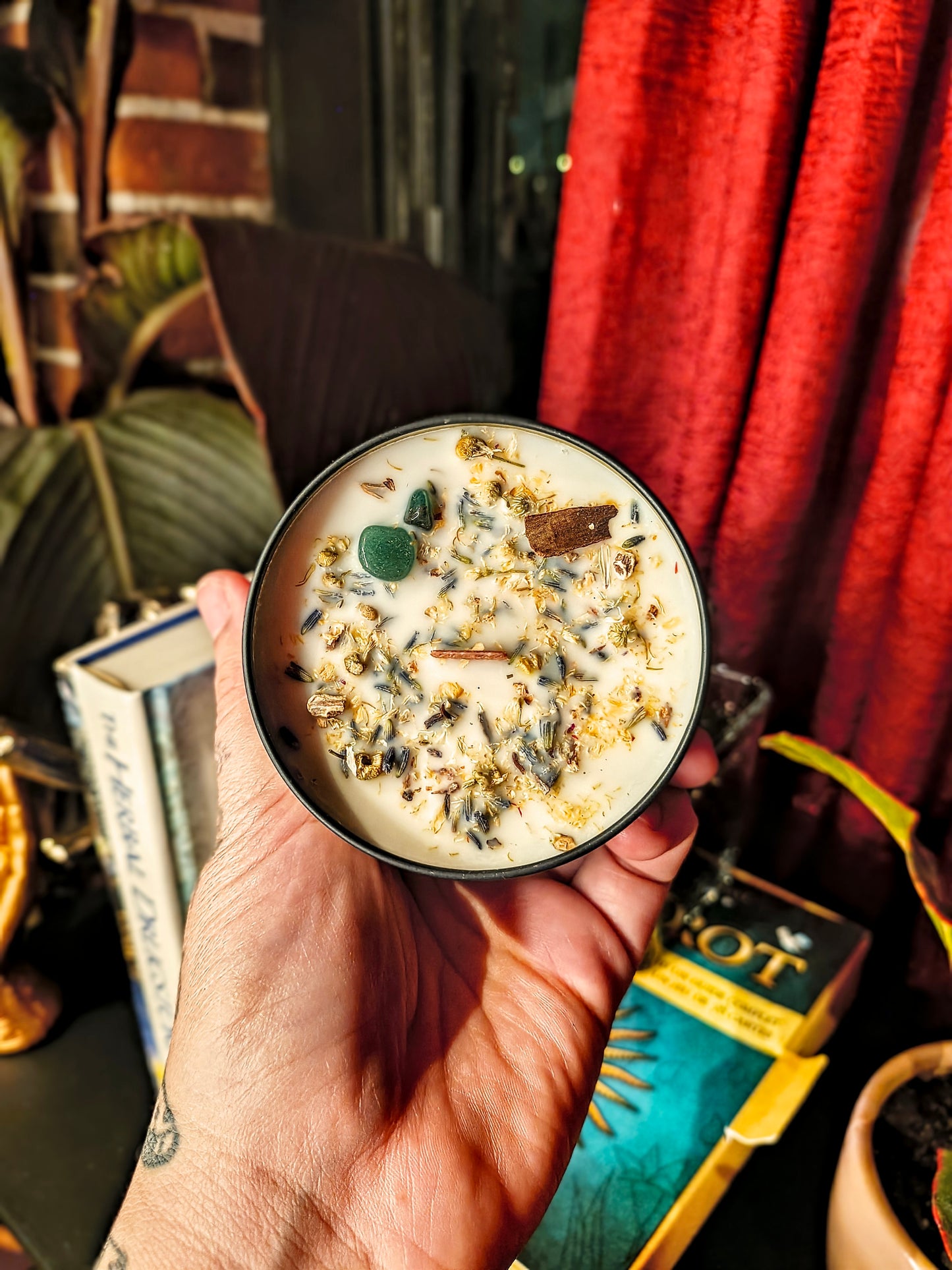 🍁 cacao ritual candle (cacao and copal)