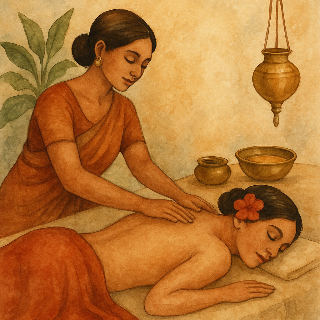 The Sacred Touch of Ayurvedic Massage at Luna Raíz