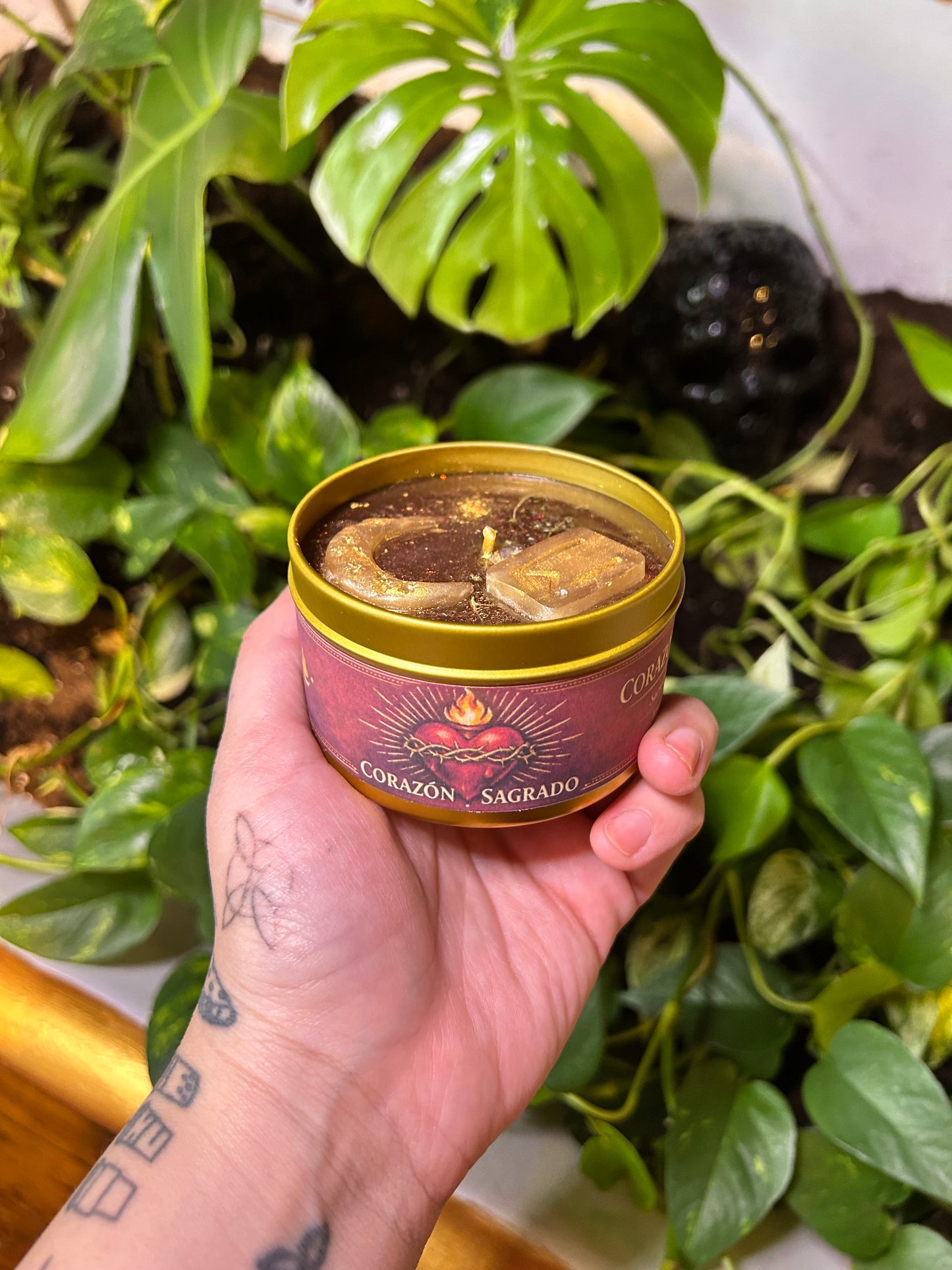 Corazón sagrado candle