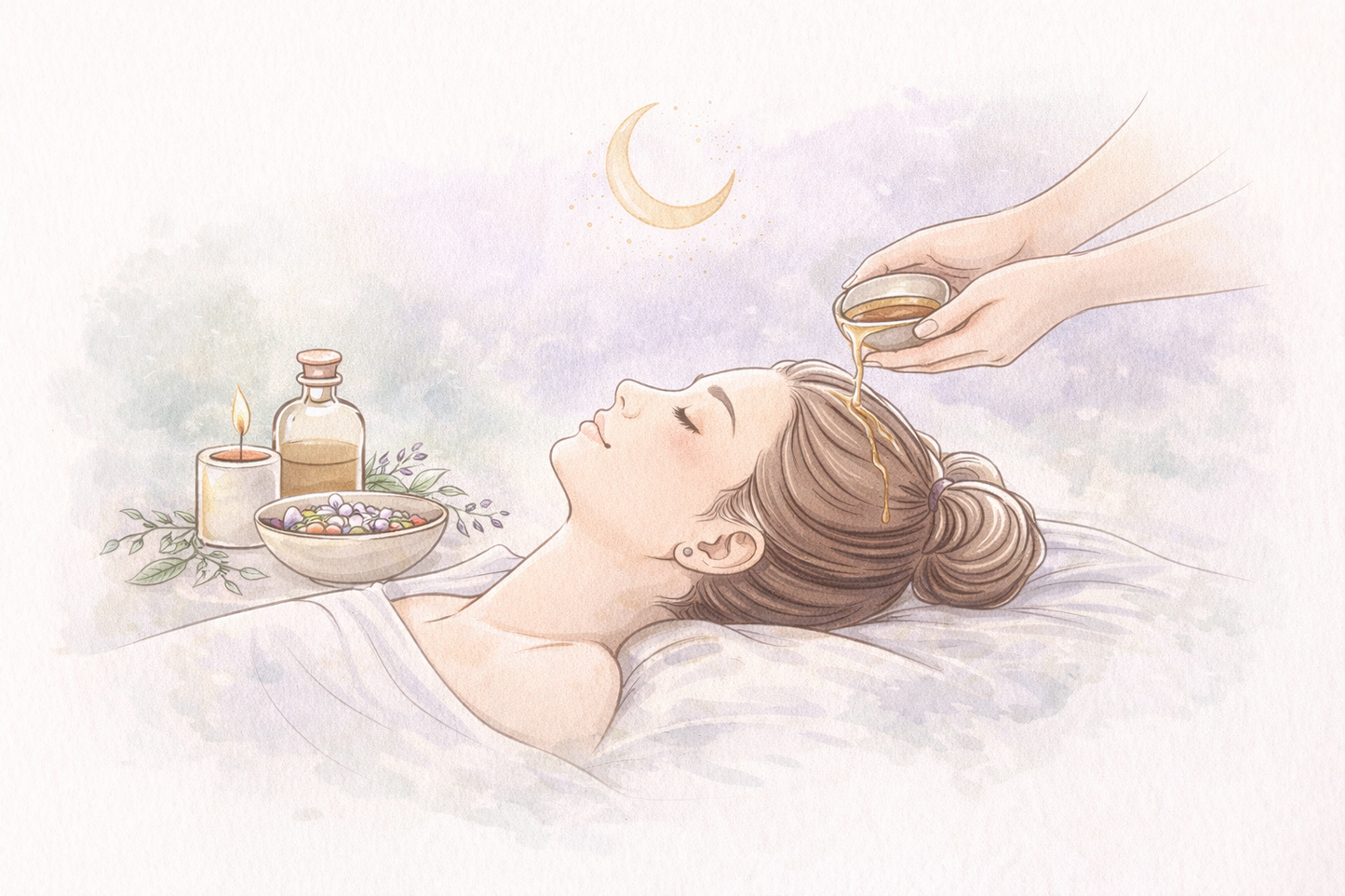Shiro Abhyanga — Therapeutic Scalp Massage