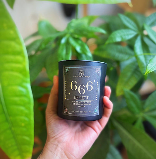 Numerology candle 666