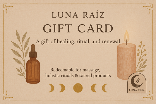 luna raíz gift card
