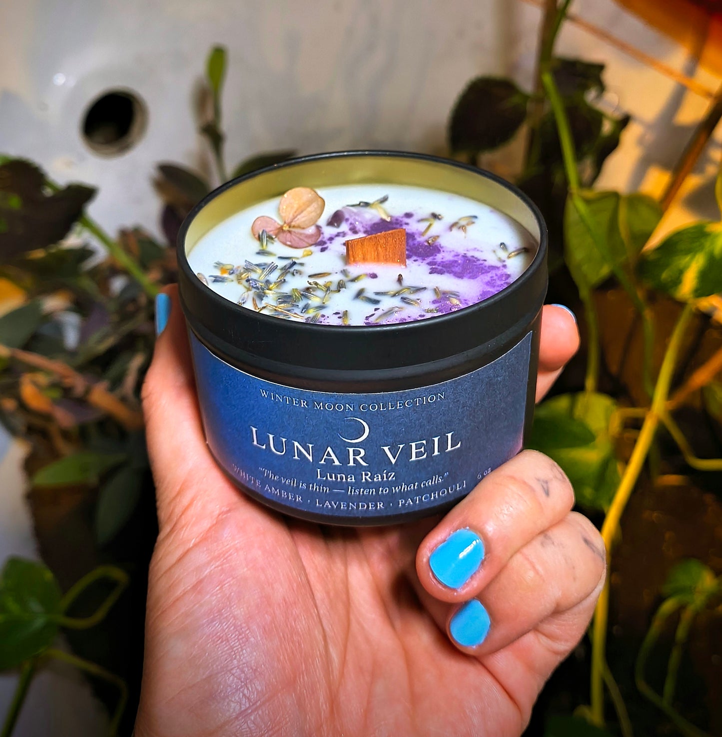 Lunar candle lunar veil