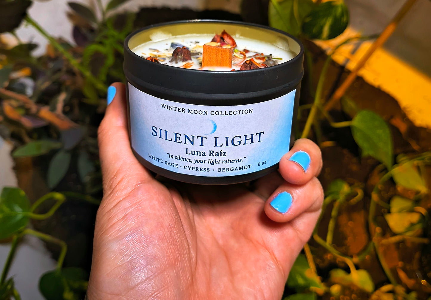 Lunar candle silent light