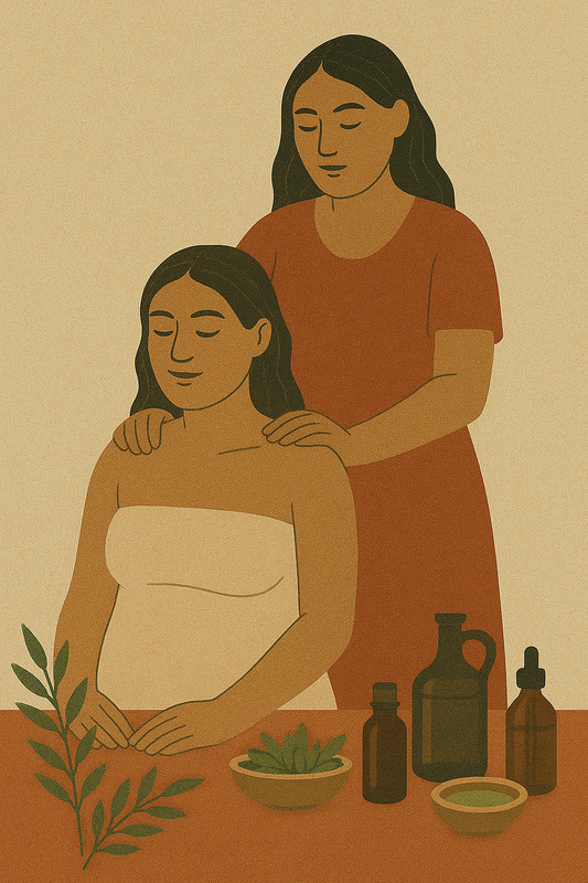 Postpartum massage