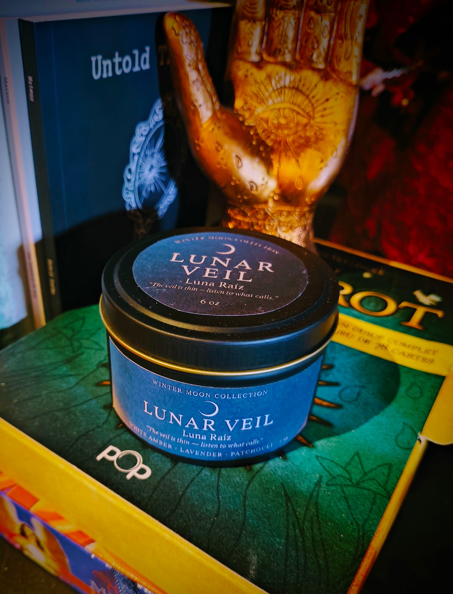 Lunar candle lunar veil