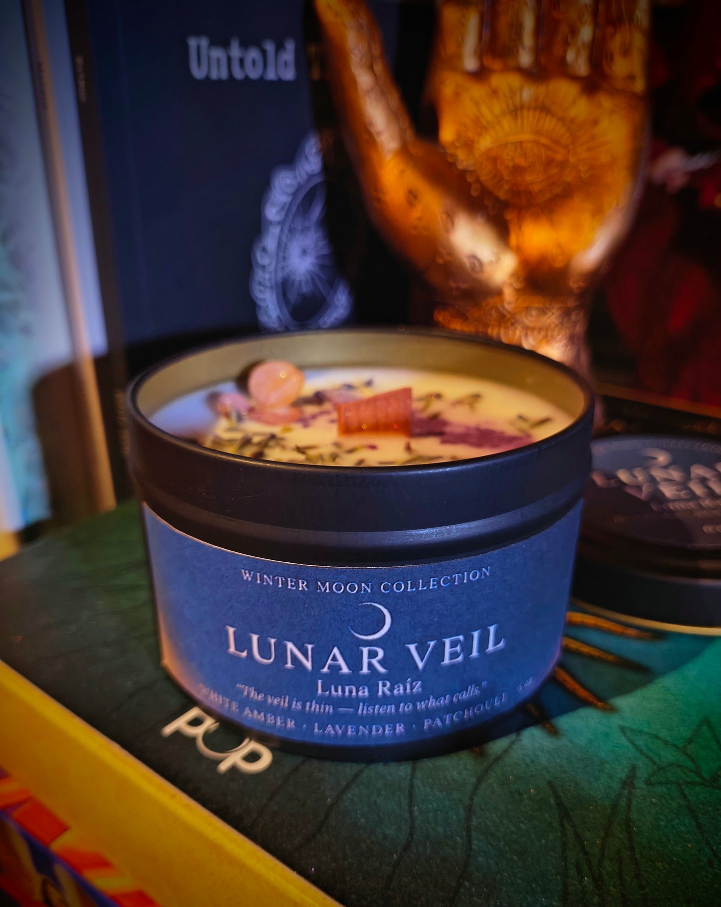 Lunar candle lunar veil