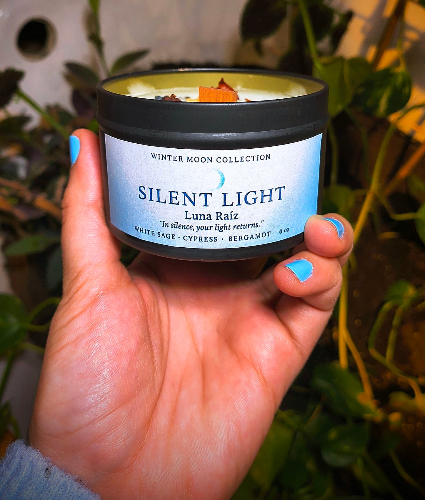 Lunar candle silent light